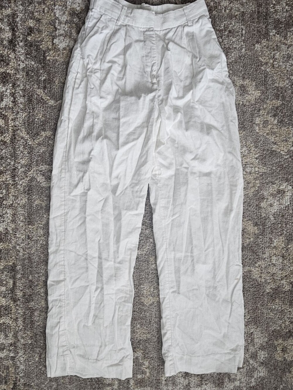 Abercrombie & Fitch Curve Love Linen Trousers